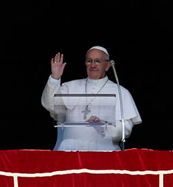 El papa Francisco ha invitado a «no tener miedo de ser y vivir como cristianos»
