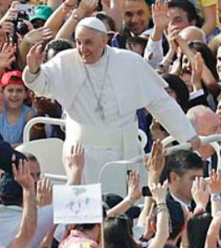 Papa Francisco: el Espíritu desencadenó su fuerza irresistible