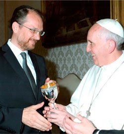 Un rabino argentino le propuso al Papa un proyecto de accin juvenil