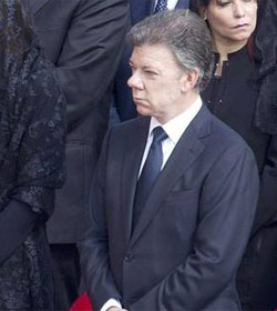 El presidente colombiano asegura que la canonizacin de Santa Laura Montoya invita a la reconciliacin