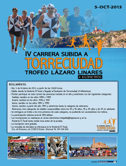El próximo sábado se celebra la cuarta edición de la «Carrera Subida a Torreciudad 4K - Trofeo Lázaro Linares»
