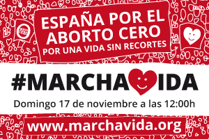 El domingo 17 de noviembre, Marcha por la Vida en Espaa