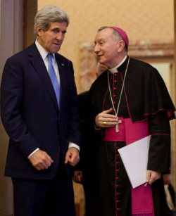 John Kerry asegura que Obama está ansioso por reunirse con el papa Francisco en Roma