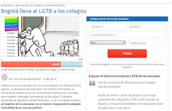 Ms de tres mil ciudadanos firman contra el adoctrinamiento gay en escuelas de Colombia