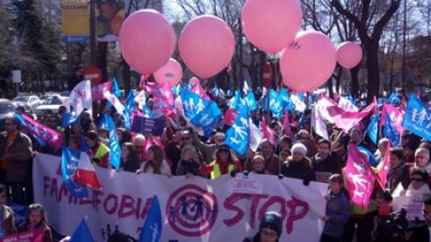 Este domingo se celebr la primera manifestacin conjunta en Europa a favor del matrimonio y la infancia