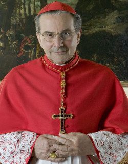 El cardenal Caffarra condena una exposición blasfema del lobby gay en Bolonia