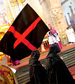 El Arrastre de caudas, un viejo rito catlico que sobrevive en Quito