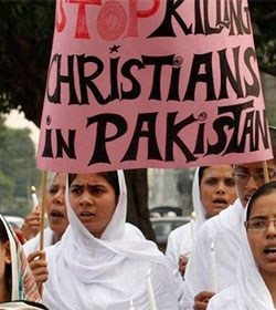 Más de cien mil cristianos paquistaníes han huido de su país ante la persecución que sufren