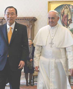 El Papa pone a Zaqueo como ejemplo para la promocin de la lucha contra la pobreza por parte de la ONU 