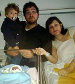 Ignasi, con una malformación craneo-encefálica, vivió 40 minutos… y ocho meses