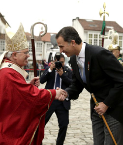 El Rey de Espaa realiza hoy la tradicional ofrenda al Apstol Santiago 