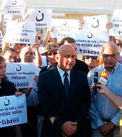 El Embajador de Irak en España se unió a un acto en Madrid por los cristianos perseguidos