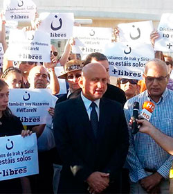 El Embajador de Irak en Espaa se uni a un acto en Madrid por los cristianos perseguidos