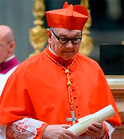 El cardenal Sebastin toma posesin este domingo de su iglesia romana