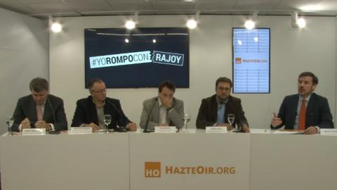 AES, CTC, PFyV y VOX exponen en la sede de Hazte Oir sus programas sobre derecho a la vida, familia y educacin