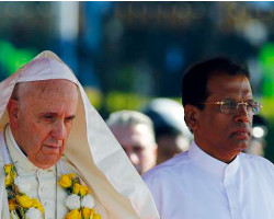 El Papa llega a Sri Lanka y aboga por la reconciliacin de la nacin asitica