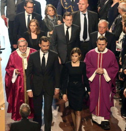 Funeral catlico de estado por las vctimas del accidente de avin en los Alpes franceses