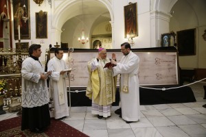 Una copia exacta de la Sábana Santa podrá venerarse en Córdoba como si fuera una imagen