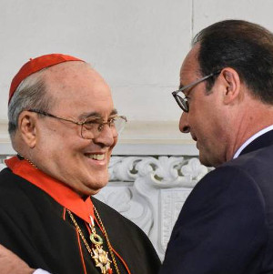 Hollande concede la Legin de Honor al cardenal Jaime Ortega 
