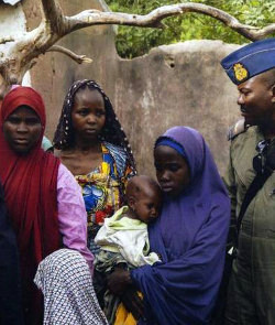 Al menos 214 de las mujeres y nias rescatadas de las garras de Boko Haram estn embarazadas