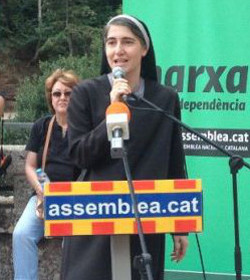 El obispo de Sant Feliu no avala el deseo de la monja Forcades de retirarse temporalmente para dedicarse a la poltica