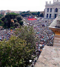 La Italia cristiana se echar de nuevo a la calle en Roma para defender la familia