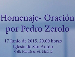 El templo de San Antn en Madrid acoge hoy un homenaje a Pedro Zerolo, lder del lobby gay en Espaa