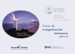 La Facultad de Teologa de San Dmaso ofrece un nuevo curso de Evangelizacin Misionera