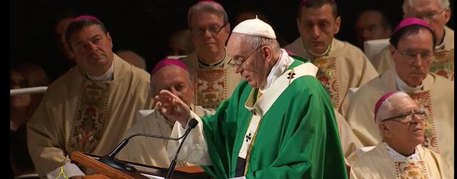 El Papa celebra una Misa en el Madison Square Garden