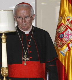 El cardenal Caizares pide un gobierno estable en Espaa ante el desafo secesionista de Catalua