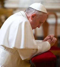 El Papa da gracias a la Virgen por su viaje a Mxico