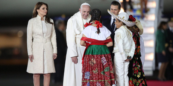 El Papa llega a México