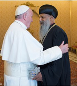 Encuentro entre el Papa y el Patriarca de la Iglesia Ortodoxa Tewahedo de Etiopa