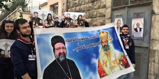 Los cristianos de Alepo salen a la calle para pedir la liberación de dos obispos