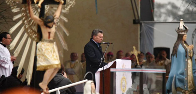 Mauricio Macri arrancó un aplauso al pedir a Dios poder defender la vida desde la concepción