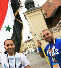 Dos hermanos separados por la guerra en Siria se encuentran en la JMJ de Cracovia