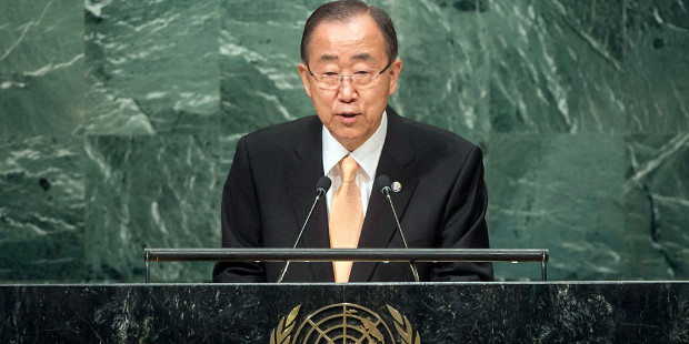 Ban Ki Moon acusa a EE.UU y Rusia de tener las manos manchadas de sangre en Siria