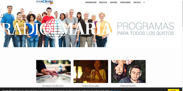 Radio María España estrena nueva web