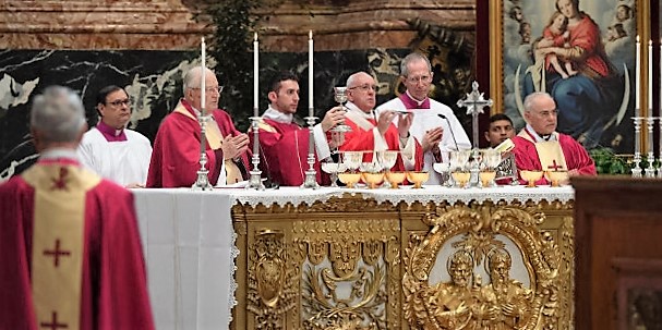 El Papa celebra en el Vaticano la tradicional Misa de sufragio por los cardenales y obispos fallecidos en el ltimo ao