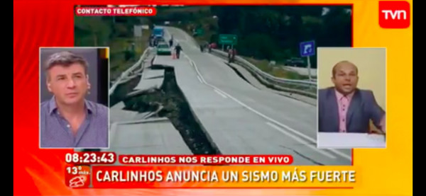 Vidente brasile�o provoca gran pol�mica en Chile tras anunciar medio mill�n de muertos por un terremoto