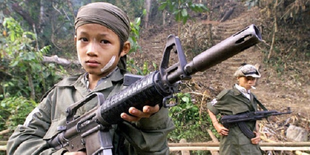 Pide detener el reclutamiento de niños-soldado en Mindanao