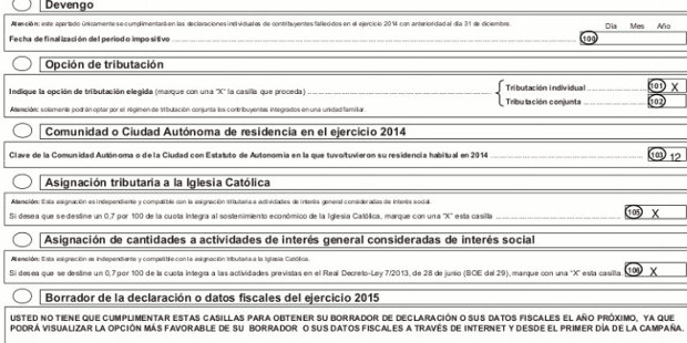 El gobierno de Espaa valora introducir una casilla en la Declaracin de la Renta para siete religiones