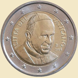 El Papa ordena retirar su rostro de las monedas de euro del Vaticano