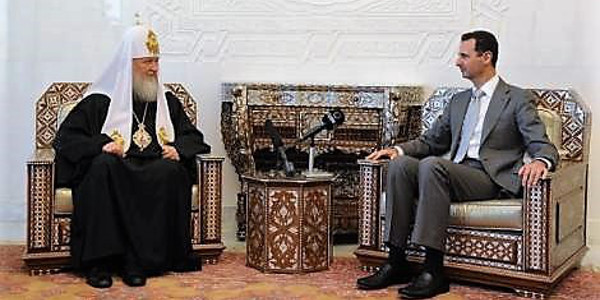 El gobierno sirio invita al Patriarca de Moscú a visitar el país