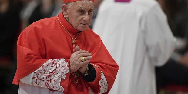 El cardenal Ernest Simoni tom posesin de su Diacona en Roma