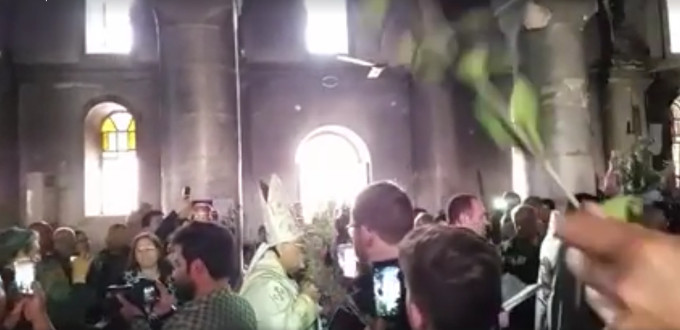 Irak: los cristianos vuelven a celebrar el Domingo de Ramos en la Catedral de Qaraqosh
