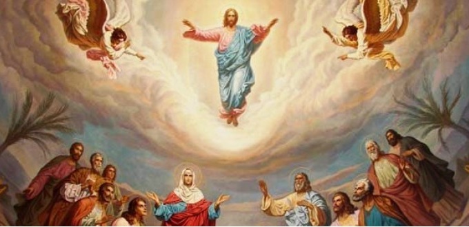 Cristo asciende gloriosamente al cielo en cuerpo y alma