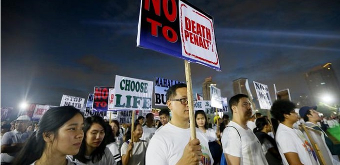 Solicitan al Senado filipino: No a la pena de muerte