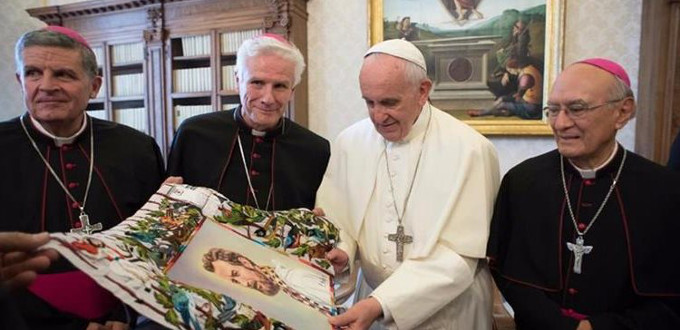 El Papa recibe a los obispos de Guatemala durante su visita ad limina