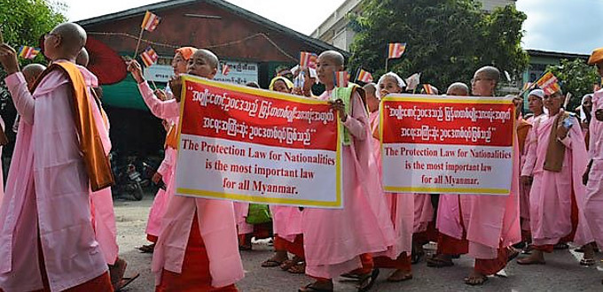 Las autoridades budistas de Myanmar ordenan la disolución de un grupo ultranacionalista radical